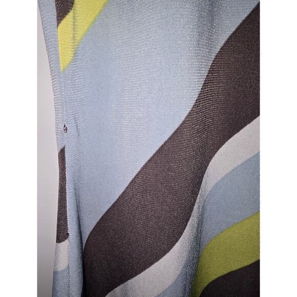 Merona Striped Sleeveless Midi Dress - Medium - Picture 14 of 16